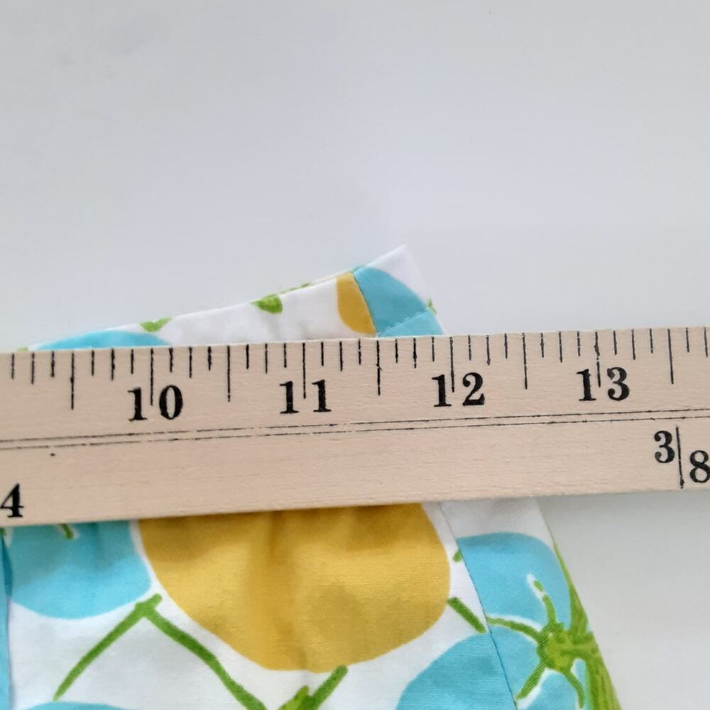 Lilly Pulitzer Lenore Skirt Citron Lemon Lattice Skort Girl 8 Vintage 90s Preppy - Picture 10 of 12